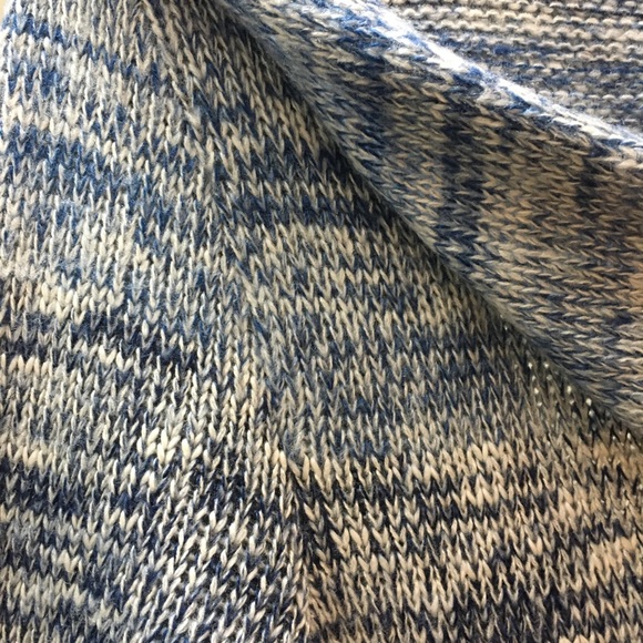 full tilt space dyed fringe hooded duster sweater coat sz.l - Picture 7 of 9